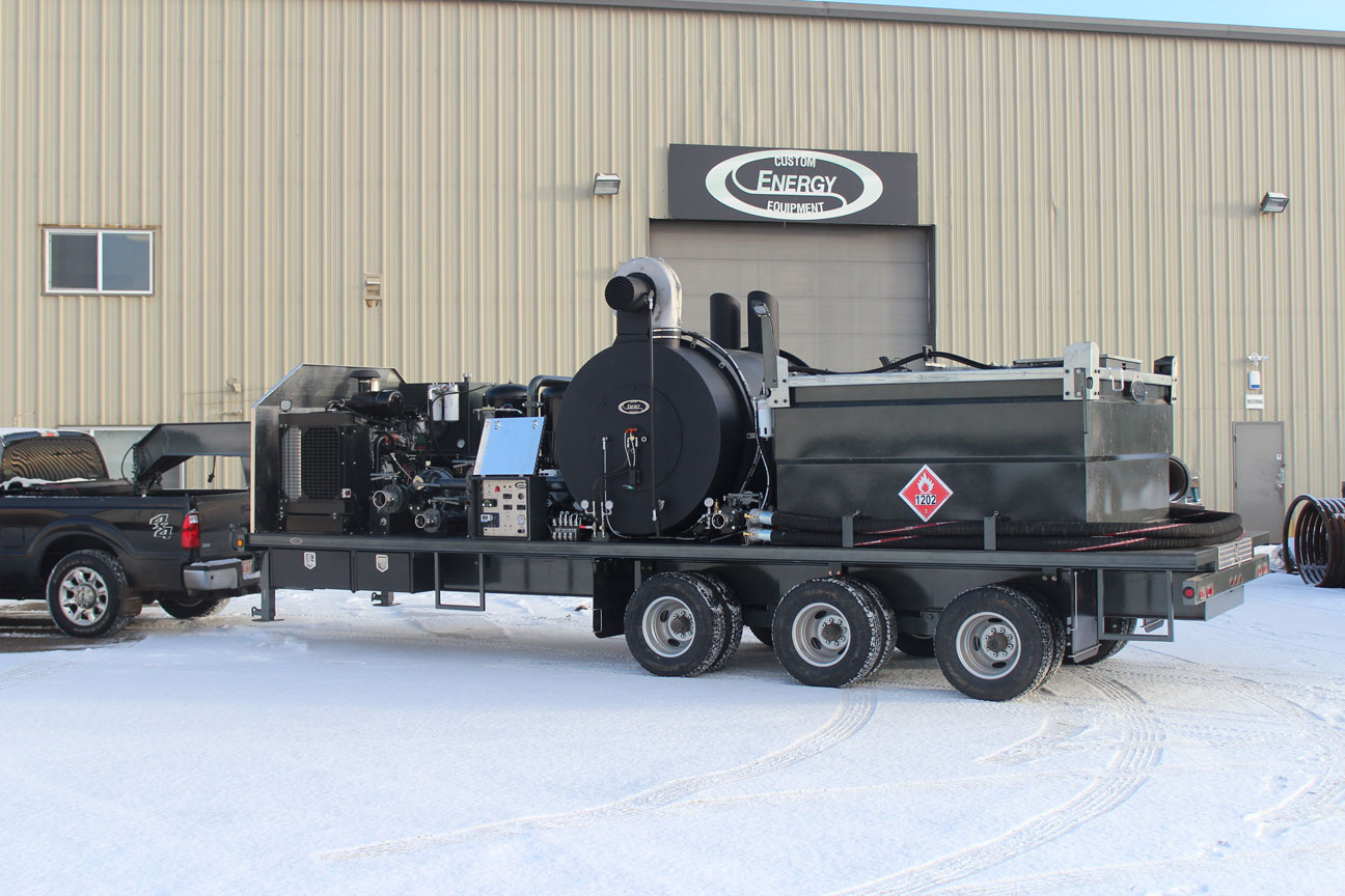Custom Energy Equipment Hot Oilers and Trucks